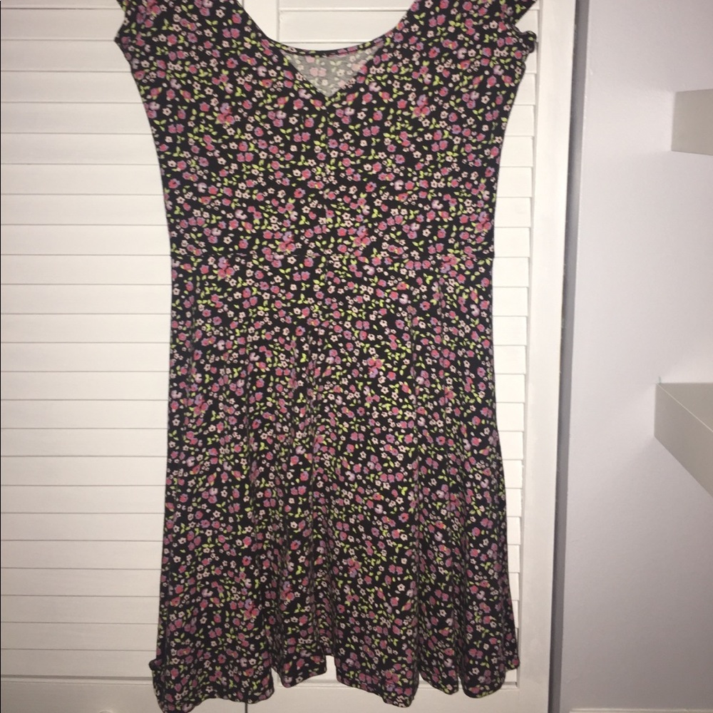 Flowery Mini Dress